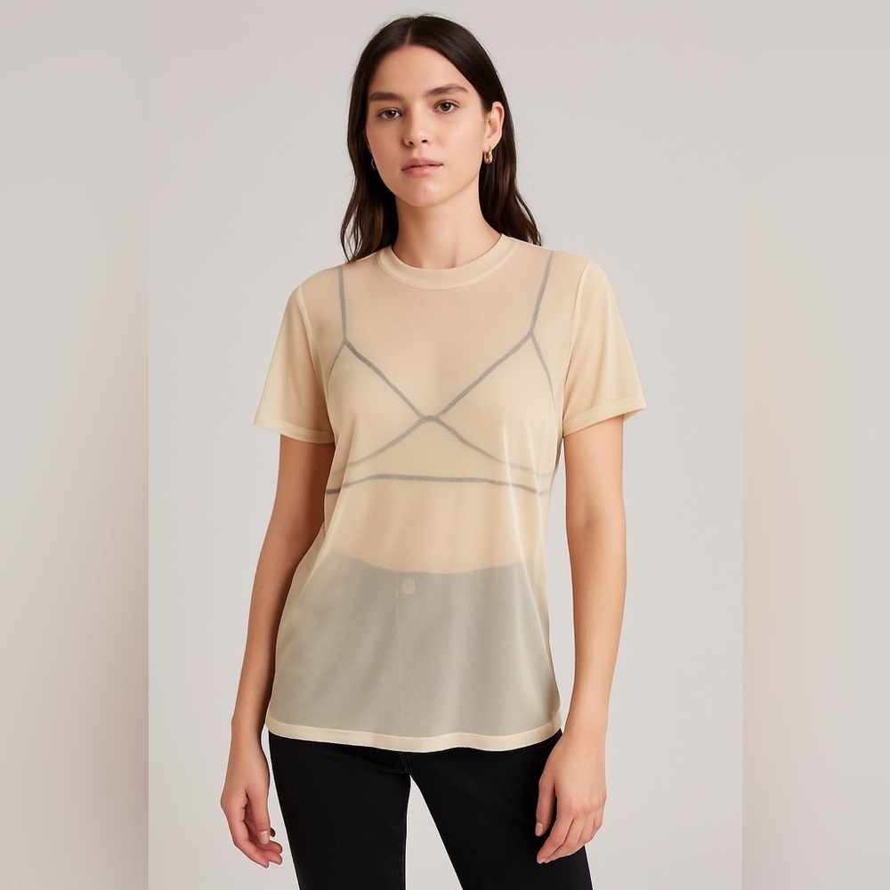 Out From Under by Urban Outfitters Sheer Mesh Top – Size M